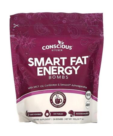 Conscious Kitchen Smart Fat Energy Bombs  24 Bombs