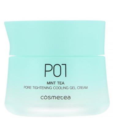 Cosmetea Mint Tea Pore Tightening Cooling Gel Cream 1.76 oz (50 g)