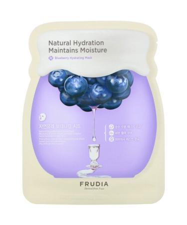 Frudia Natural Hydration Maintains Moisture Blueberry Hydrating Mask 5 Sheets 0.91 oz (27 ml) Each