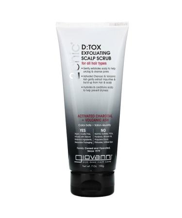 Giovanni 2chic D:TOX Daily Exfoliating Scalp Scrub  7 fl oz (198 ml)