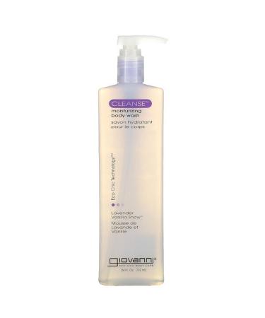 Giovanni Cleanse Moisturizing Body Wash Lavender Vanilla Snow 24 fl oz (710 ml)