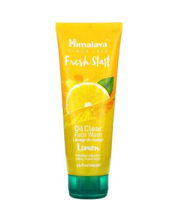 Himalaya Fresh Start Oil Clear Face Wash Lemon 3.4 fl oz (100 ml)