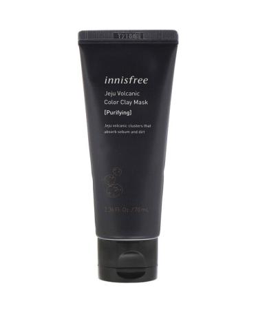 Innisfree Jeju Volcanic Color Clay Beauty Mask Purifying 2.36 fl oz (70 ml)