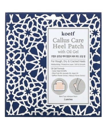 Koelf Callus Care Heel Patch with Oil Gel 3 Pouches