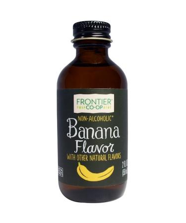 Frontier Natural Products Banana Flavor Non-Alcoholic 2 fl oz (59 ml)