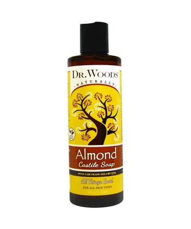 Dr. Woods Almond Castile Soap with Fair Trade Shea Butter 8 fl oz (236 ml)