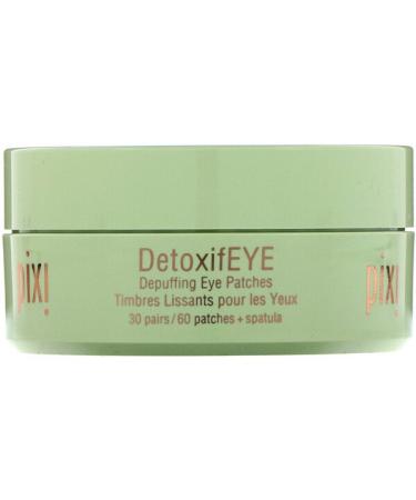 Pixi Beauty Skintreats DetoxifEye Depuffing Eye Patches 30 Pairs + Spatula