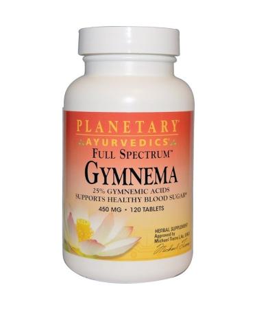 Planetary Herbals Ayurvedics Full Spectrum Gymnema 450 mg 120 Tablets