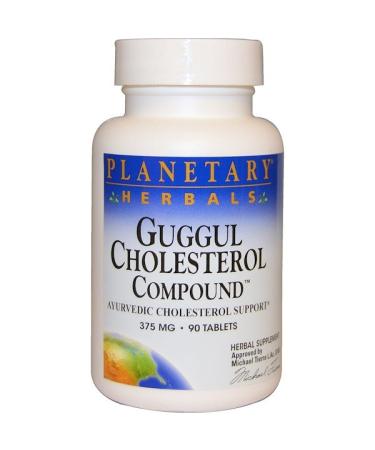 Planetary Herbals Guggul Cholesterol Compound 375 mg 90 Tablets