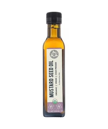 Pure Indian Foods Organic Cold Pressed Virgin Mustard Seed Oil 250 ml