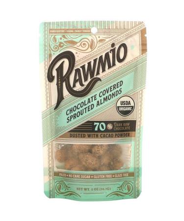 Rawmio Chocolate Covered Sprouted Almonds 2 oz (56.7 g)