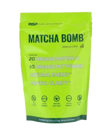 RSP Nutrition Matcha Bomb Vanilla Chai 5.3 oz (150 g)
