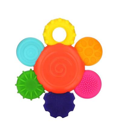Sassy Inspire The Senses Flower Teether Rattle 3+ Months 1 Count