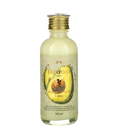 Skinfood Avocado Rich Toner 5.41 fl oz (160 ml)
