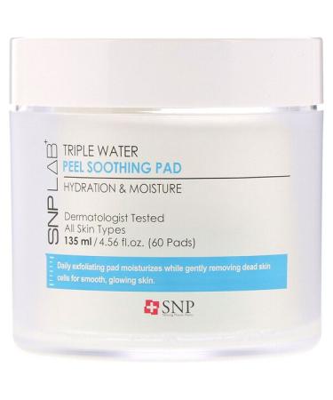 SNP LAB+ Triple Water Peel Soothing Pad 60 Pads