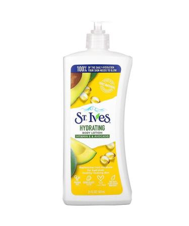 St. Ives Hydrating Body Lotion Vitamin E & Avocado 21 fl oz (621 ml)