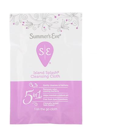 Summer's Eve 5-in-1 Cleansing Cloths - Island Splash (16 Individually Wrapped) - Buy Online on GoSupps.com