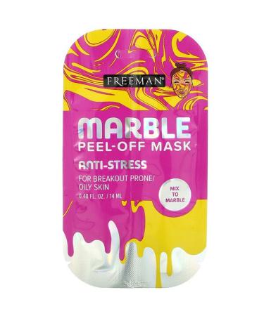 Freeman Beauty Marble Peel-Off Beauty Mask Anti-Stress 1 Mask 0.48 fl oz (14 ml)
