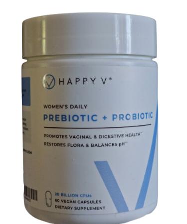 Happy V Women's Prebiotic + Probiotic Vaginal and Digestive Health