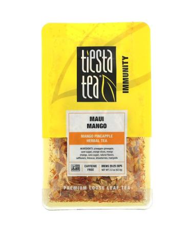 Tiesta Tea Company Premium Loose Leaf Tea Maui Mango Caffeine Free 2.2 oz (62.4 g)