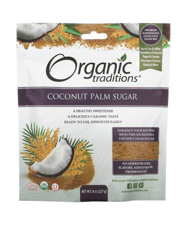 Organic Traditions Coconut Palm Sugar 8 oz (227 g)