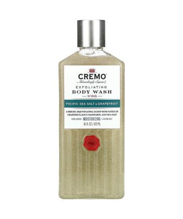 Cremo Exfoliating Body Wash No. 06 Pacific Sea Salt & Grapefruit 16 fl oz (473 ml)