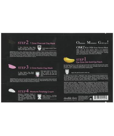 Double Dare Zone System 4-in-1 Beauty Mask Kit | Ultimate Skincare Solution - Buy Online on GoSupps.com