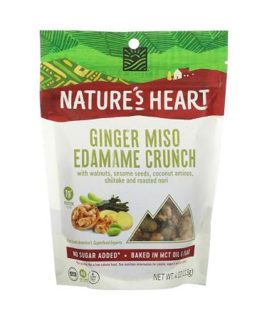 Nature's Heart Edamame Crunch Ginger Miso 4 oz (113 g)