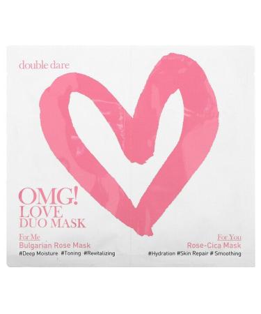 Double Dare OMG! Love Duo Beauty Mask 2 Masks