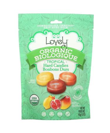 Lovely Candy Organic Hard Candies Tropical 5 oz ( 142 g)