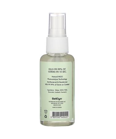 BeKLYN Alcohol-Free Hand Sanitizer Spray - 2.02 fl oz (60 ml) | Absolute Purifying Formula - Buy Online on GoSupps.com