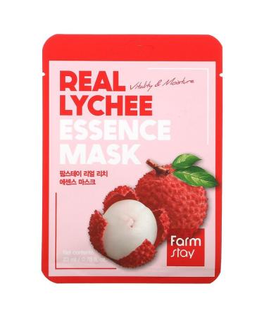 Farmstay Real Lychee Essence Beauty Mask 1 Sheet 0.78 fl oz (23 ml)