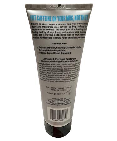 Pacific Shaving Co. Caffeinated Aftershave Balm Antioxidant Face Lotion 7 Oz - Pack of 2 - Buy Online on GoSupps.com