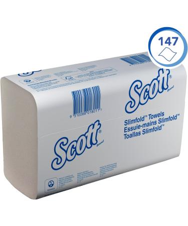 Scott Folding Towels 5856 - Ultra-Absorbent Soft & Tear-Resistant 1-Layer Paper Towels (16 Packs x 110 Sheets) - International Shipping Available - Buy Online on GoSupps.com