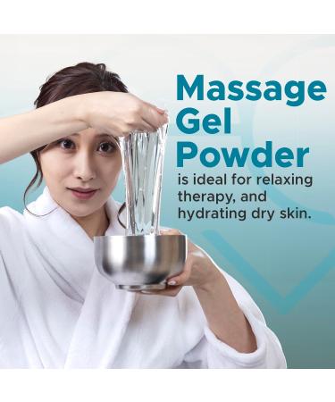 Nuru Massage Gel Therapy Powder 500g - Seaweed & Green Tea | Paraben & Glycerine Free | Made in Japan | Creates 13.2 Gallons of Pure Bliss - Buy Online on GoSupps.com