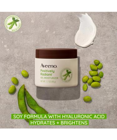 Aveeno Positively Radiant Hyaluronic Acid Gel Face Moisturizer 1.7 Fl Oz - Buy Online on GoSupps.com