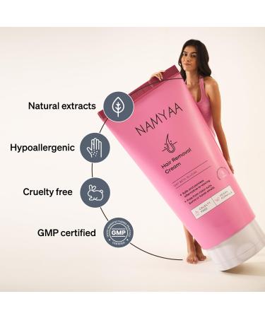 Hair Removal Cream for Intimate Skin - 60g Pack of 2 + Free Vitamin C Serum | Fast Shipping Worldwide - Buy Online on GoSupps.com