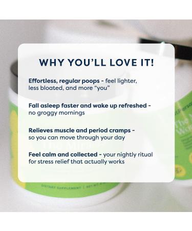 Miracle Worker Magnesium Powder Supplement - Reduce Stress, Muscle Cramps, Improve Sleep & Regularity - Strawberry Flavor - 30 Servings - Buy Online on GoSupps.com