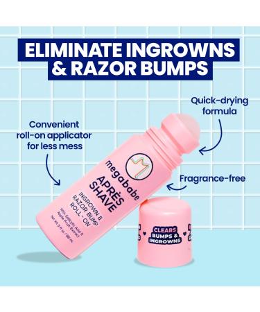 Discover megababe AprÃ¨s Shave - Ingrown Hair & Razor Bump Roll-On 3 oz - Elevate Your Style Instantly! - Buy Online on GoSupps.com