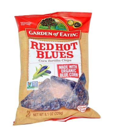 Garden of Eatin' Corn Tortilla Chips Red Hot Blues 8.1 oz (229 g)