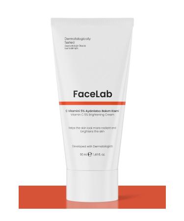 FaceLab Brightening and Tone Equalizing 5% Vitamin C Skin Care Cream 50 ml - Buy Online on GoSupps.com