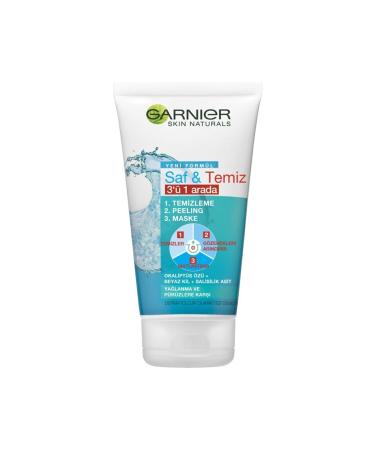 Garnier Garnier Pure Clean 3in1 Cleansing Peeling Mask 150 ml - Buy Online on GoSupps.com
