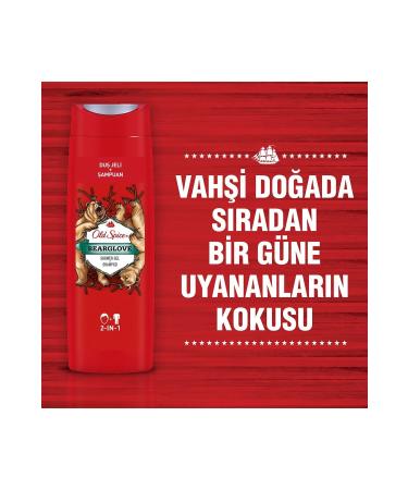 Old Spice Shower Gel & Shampoo 400 ml Bearglovex2 - Buy Online on GoSupps.com
