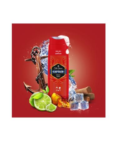 Old Spice Shower Gel & Shampoo 400 Ml Captain - Buy Online on GoSupps.com