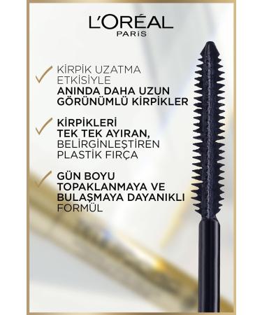 L'Oreal Paris Telescopic Long-Looking Mascara - Black - Buy Online on GoSupps.com