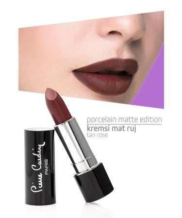 Pierre Cardin Porcelain Matte Edition Lipstick - Tan Rose -201 - Buy Online on GoSupps.com