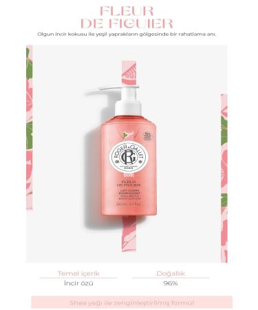 Roger&Gallet Fleur De Figuier Shea and Fig Revitalizing 24 Hour Moisturizing Body Lotion 250 ml - Buy Online on GoSupps.com