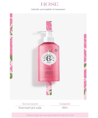 Roger&Gallet Rose Moisturizing Body Lotion with Shea Butter and Rose Essence 250ml - Buy Online on GoSupps.com
