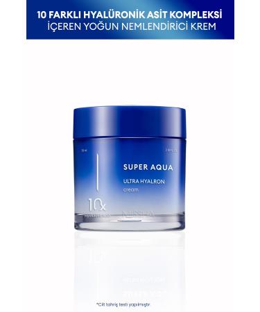 Missha 10 Different Hyaluronic Acid Intensive Moisturizing Cream Super Aqua Ultra Hyalron Cream
