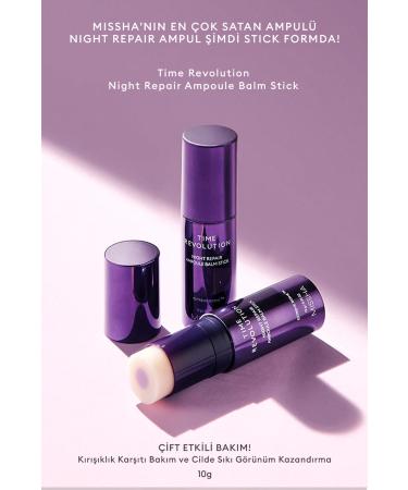 Missha Fermented Total Anti-Aging Balm Stick Time Revolution Night Repair Ampoule Stick - Buy Online on GoSupps.com